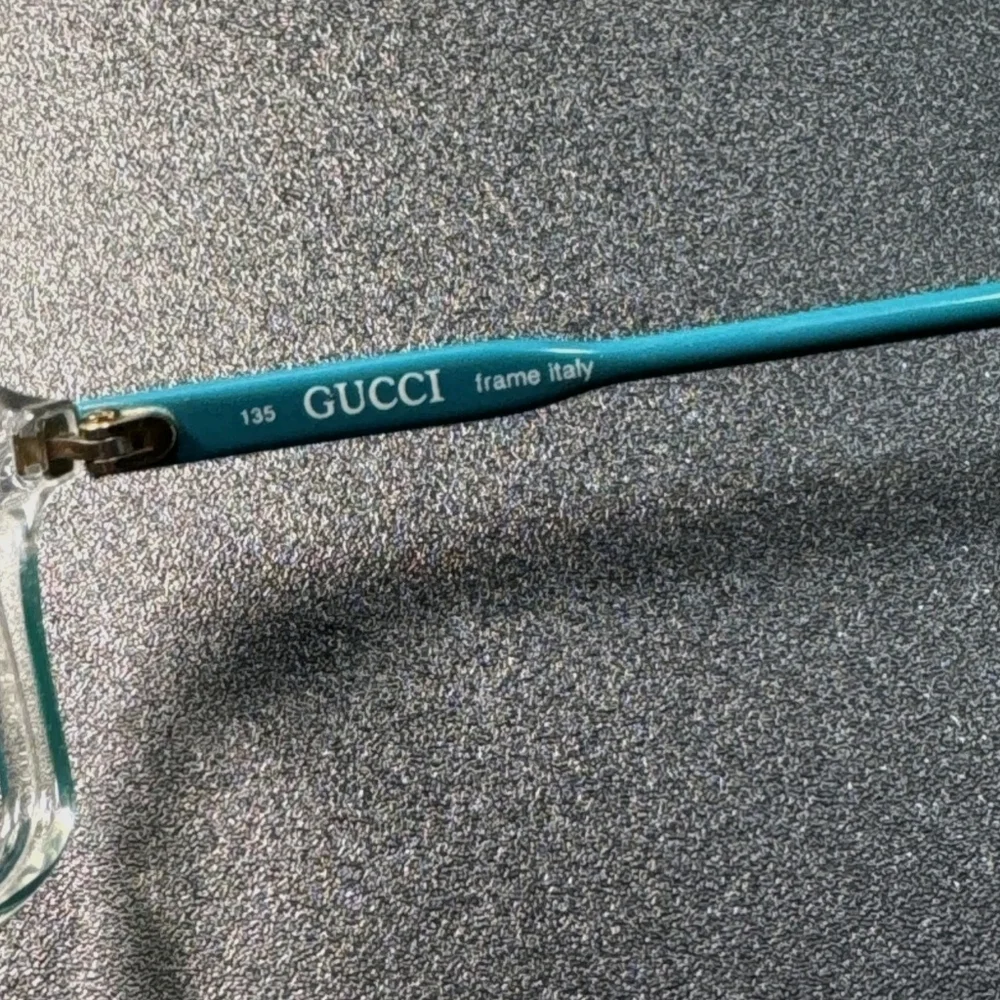 Gucci Italy GG2102 135 65L Clear/Turquoise Eyeglasses
